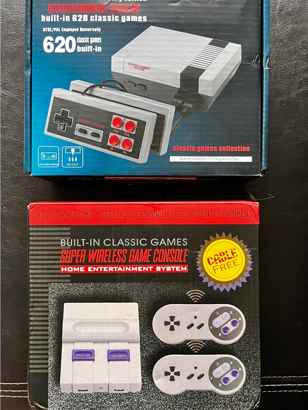 Built-In Classic Games Super Wireless Game Console - White